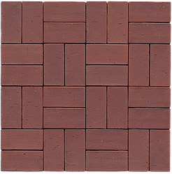 Клінкерна бруківка MUHR 03 Натурально червоний