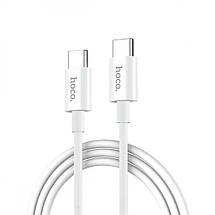 USB-кабель Hoco X23 Skilled Type-C to Type-C Cable (1m) (чорний і білий), фото 2