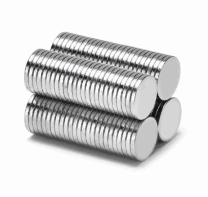Магніт неодимовий. Диск 8x1 мм Зчеплення ≈ 0,7 кг 100 шт. , фото 1