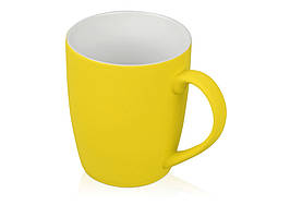 Порцелянова чашка з покриттям soft touch (під логотип), 360 мл