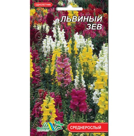 Насіння Левиний зів суміш різні кольори однорічник середньорослий 0.1 г