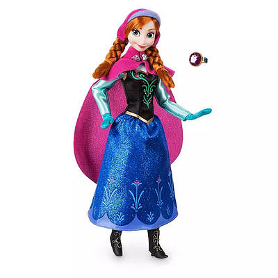 Анна класична лялька з кільцем принцеса дисней Disney Anna classic doll with ring — FROZEN