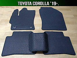 ЄВА килимки на Toyota Corolla '19-. EVA килими Тойота Королла