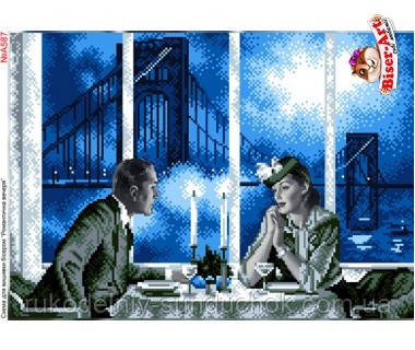 Схема для вишивки бісером Бисер-Арт Романтична вечеря (А587), фото 1