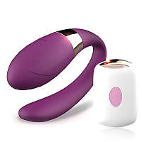 Вибратор Двойной удовольствие Wireless Remote Control U Shape Vibrator USB