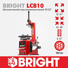 Шиномонтажний стенд (п/автомат, захоплення диска від 10" до 22") 380В BRIGHT LC810 380V, фото 3