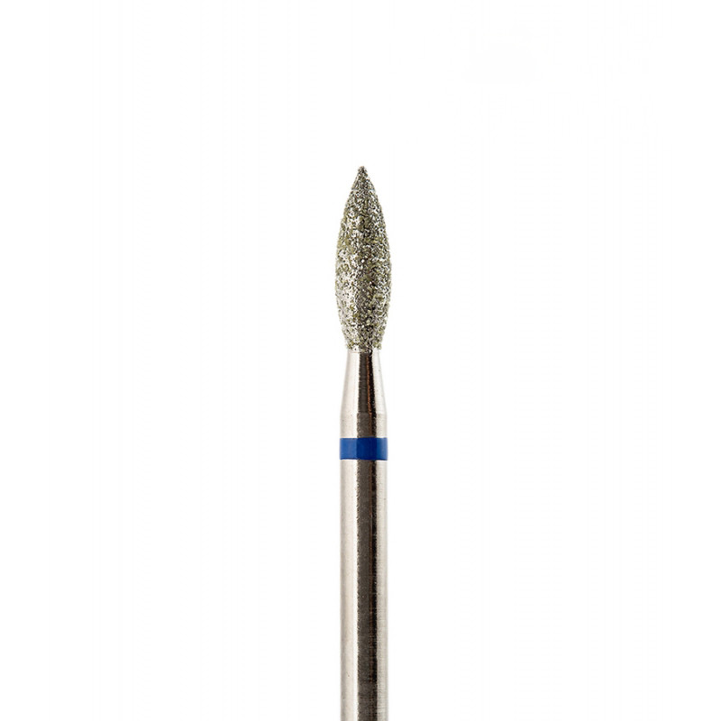Фреза алмазная "Пламя" 2,7 мм (синий) с острым концом - фото 1 - id-p934823959