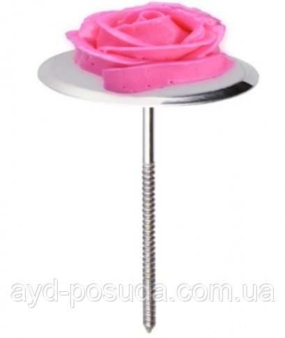 Підставка-цвях для виготовлення кремових квітів (діаметр 3 см) арт. 840-2244