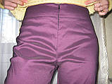 Штани жіночі плащівка фіолет з переливом б/в розмір 46-48, фото 4
