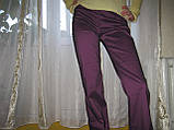 Штани жіночі плащівка фіолет з переливом б/в розмір 46-48, фото 6