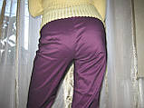 Штани жіночі плащівка фіолет з переливом б/в розмір 46-48, фото 7