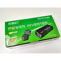 Інвертор автомобільний професійний перетворювач напруги UKC 12V-220V RCP-1500W (N006929), фото 5