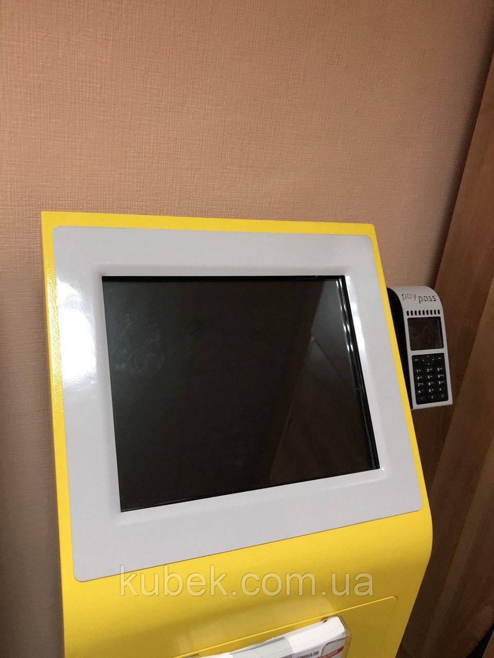 Терминал пополнения счета ПТКС-12 с креплением под POS-терминал, темінал самообслуговування - фото 4 - id-p1128610950