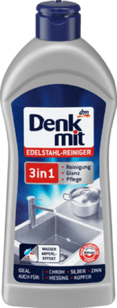 Молочко для чистки для нержавеющей стали DENKMIT Edelstahlreiniger, 300 .