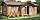 Альтанка дерев'яна з профільованого бруса 8х4.4, фото 2