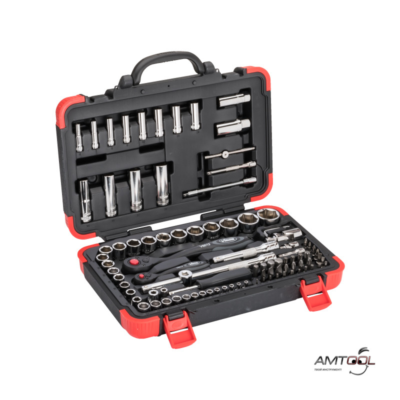 Набор инструмента 1/4"+1/2", 94 предм. - VIGOR V1706N, фото 1