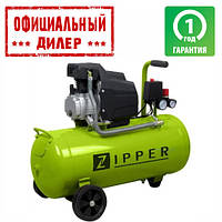 Компрессор ZIPPER ZI-COM50E (1.1 кВт, 165 л/мин, 50 л)