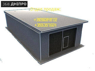 Гараж збірний залізобетонний із підвалом