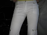 Літні жіночі штани з блискавками б/в розмір 44-46, фото 4