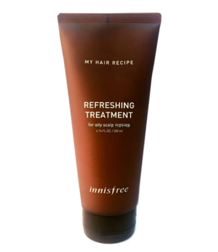 Освіжаючий кондиціонер для жирної шкіри голови Innisfree My Hair Recipe Refreshing Treatment Oily Scalp 200 мл, фото 1