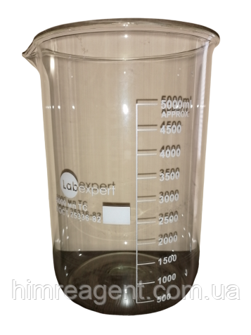 Стакан низький (5000 мл.) термостійкий / ТМ LABEXPERT / Китай, фото 1
