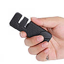 Точилка для ножів кишенькова універсальне точило 2в1 чорна, фото 4