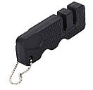 Точилка для ножів кишенькова універсальне точило 2в1 чорна, фото 8