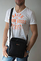 Чоловіча сумка через плече Nobol чорна — якісна та функціональна!