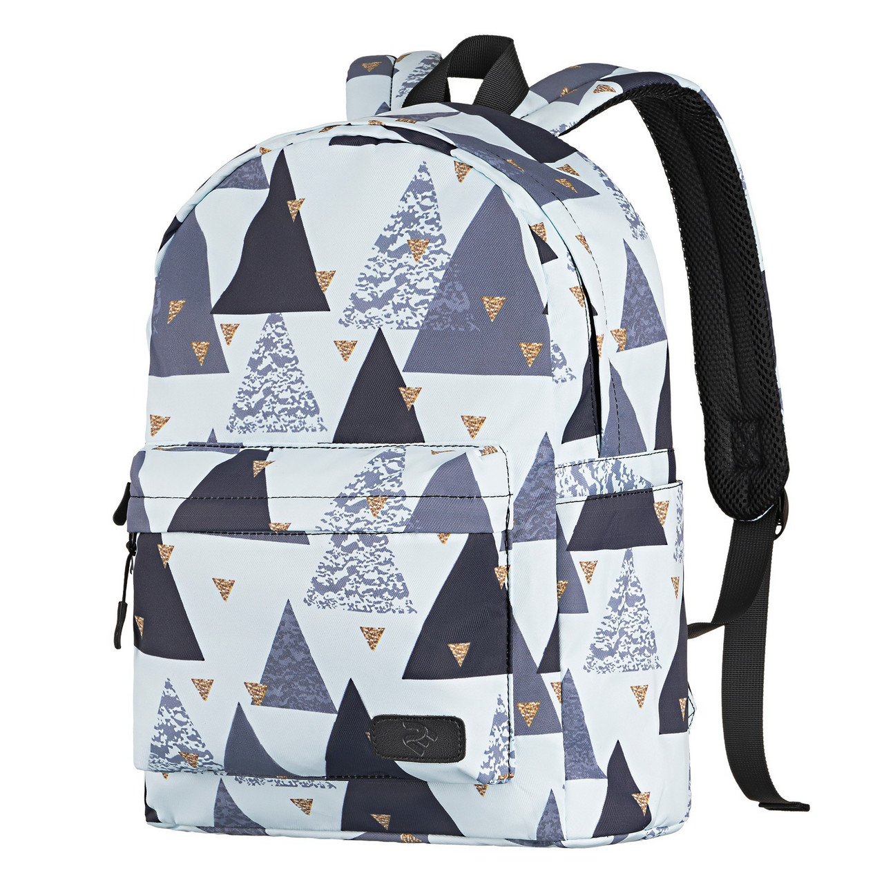 Рюкзак TeensPack білий з малюнком Triangles, «2E Bags&Cases» (2E-BPT6114WT)