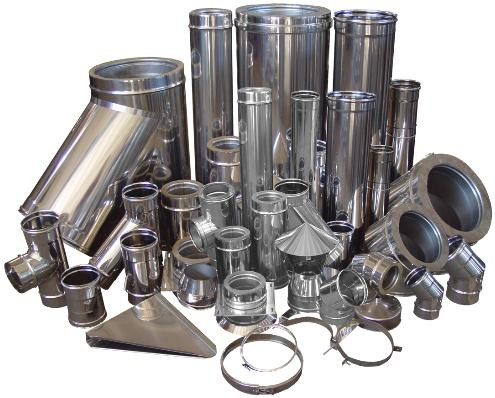 Димоходи з неіржавкої сталі завтовшки 0,6-0,8-1 мм, фото 1