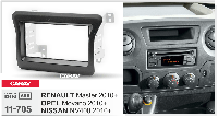 2-DIN переходная рамка OPEL Movano 2010+ / RENAULT Master 2010+ / NISSAN NV400 2010+, CARAV 11-705