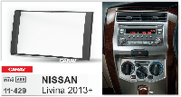 2-DIN переходная рамка NISSAN Livina 2013+, CARAV 11-429