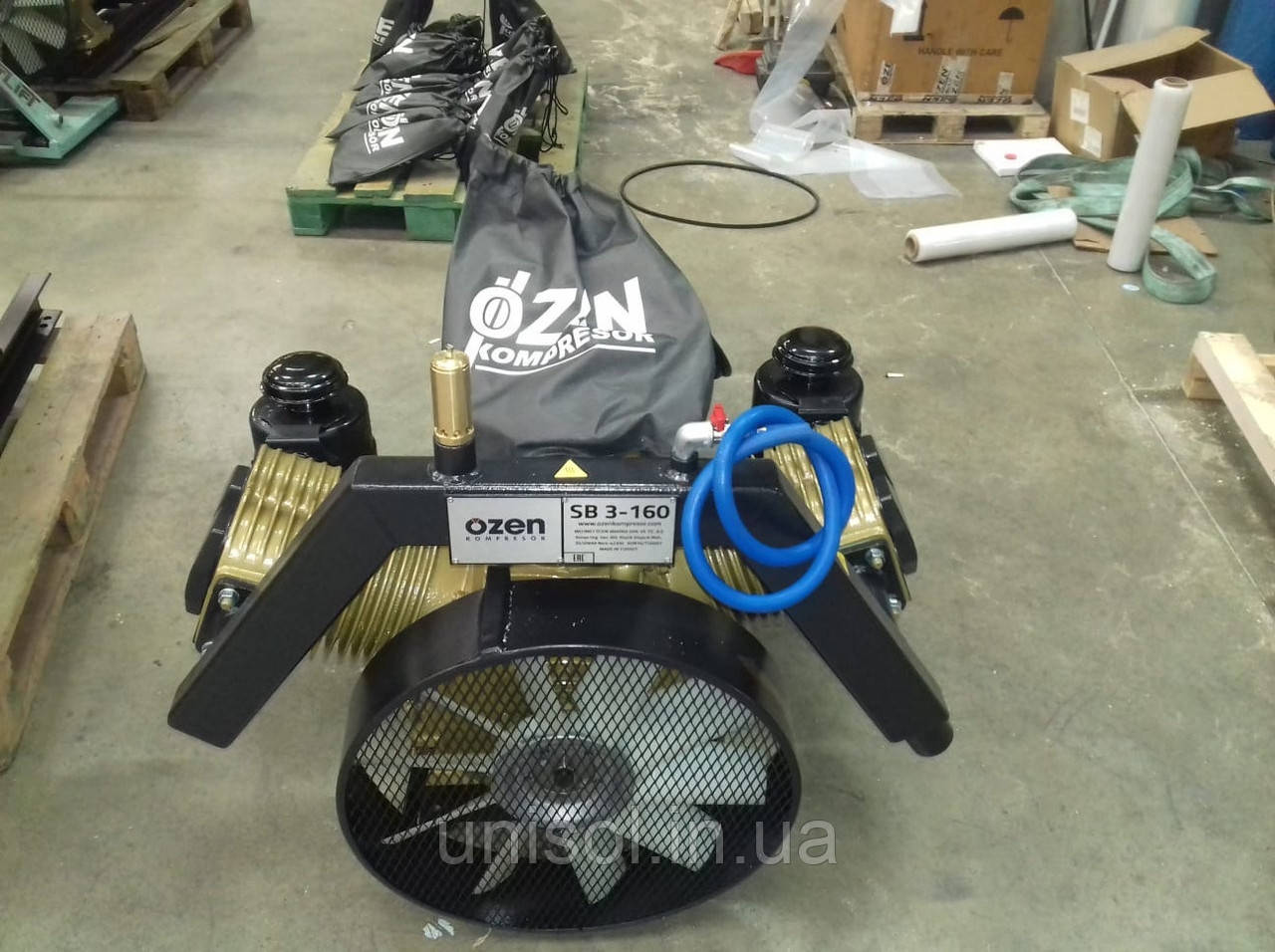 Поршневий компресор низького тиску Ozen SB 3-160, дизельний привід