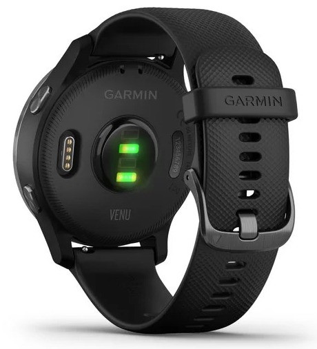 Смарт-годинник Garmin Venu Slate Stainless Steel Bezel with Black Case and Silicone Band - фото 3 - id-p1104501847