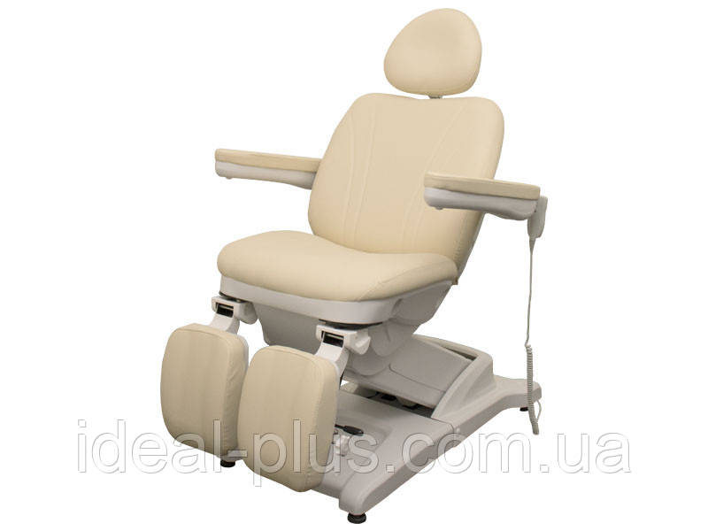 Педикюрне крісло - кушетка електричне для салонів краси модель 3872-3M (3 мотора), фото 1