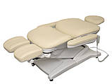Педикюрне крісло - кушетка електричне для салонів краси модель 3872-3M (3 мотора), фото 2