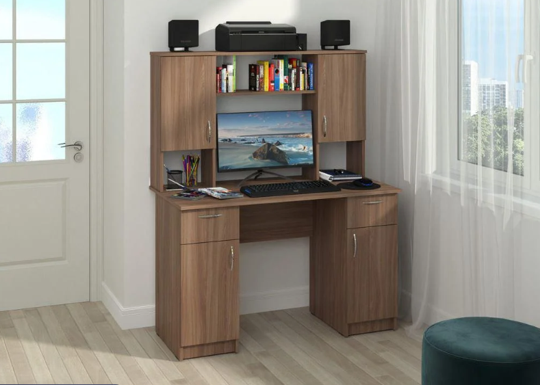 Стіл комп'ютерний вектор, фото 1