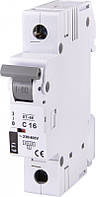 Автоматический выключатель ST-68 6 1p С 16А (4,5 kA) ETI, 2181316 ETIMAT модульный автомат однополюсный
