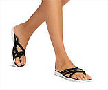 Шльопанці жіночі босоніжки Крокси оригінал / Crocs women's Swiftwater Webbing Flip (205479), Темно-сині, фото 8