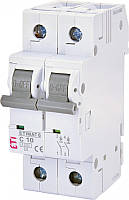 Автоматический выключатель ST-68 6 2p С 10А (4,5 kA) ETI, 2186314 ETIMAT модульный автомат двухполюсный