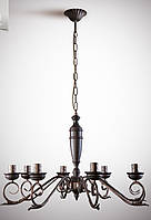 Люстра деревянная, 8 ламповая, на цепи 19908-1 серии "Мюнхен"