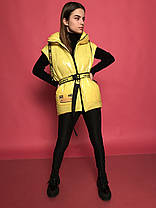 Демісезонна куртка-жилетка для дівчинки 162-170, фото 2