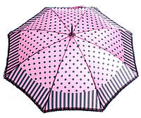 Зонт-полуавтомат женский трость Фиолетовый Gianfranco Ferre