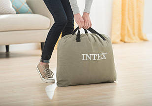 Надувне ліжко Intex 64126 (203х152х46 см.) - електронасос., фото 3