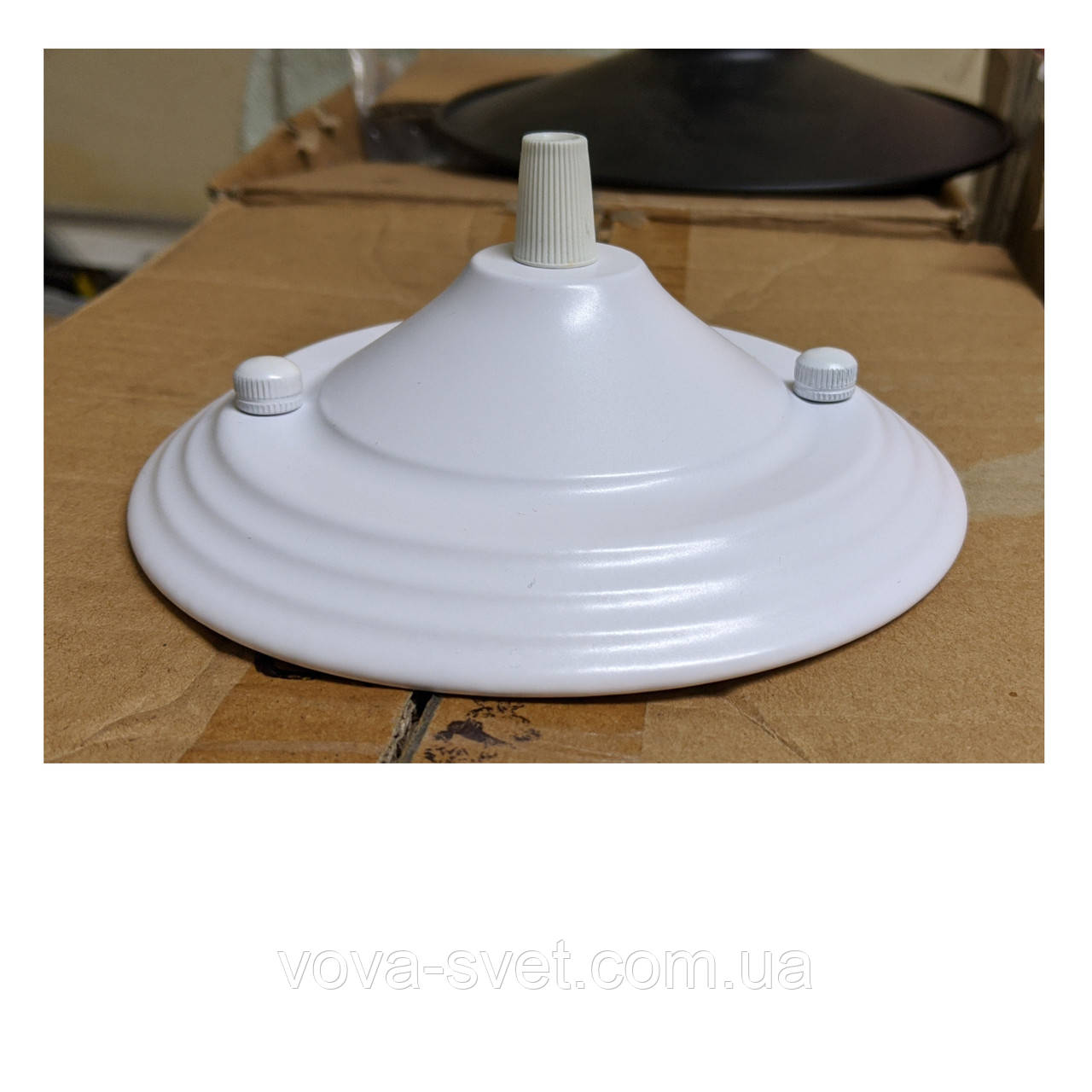 Стельове кріплення/фігурне D=140mm. (Premium) / White