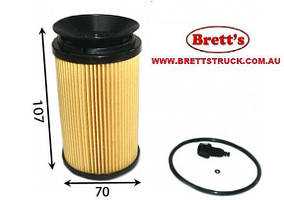 Фільтр оливний CANTER FUSO FEC71 (4P10) (QC000001) HENGST