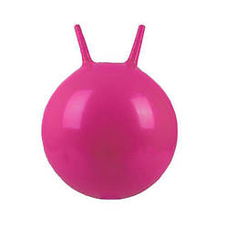 Гимнастический мяч для фитнеса с рожками Metr+ MS 0938, 38 см., розовый
