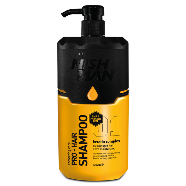 Шампунь для волосся Nishman Shampoo with Keration Complex 1,25 л
