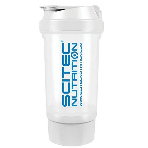 Шейкер Scitec Nutrition Traveller White 2 in 1 (БІЛИЙ) (500мл. + контейнер)