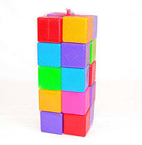 Дитячі розвиваючі Кубики кольорові 24 куб. 111/3 (4) "BAMSIC"